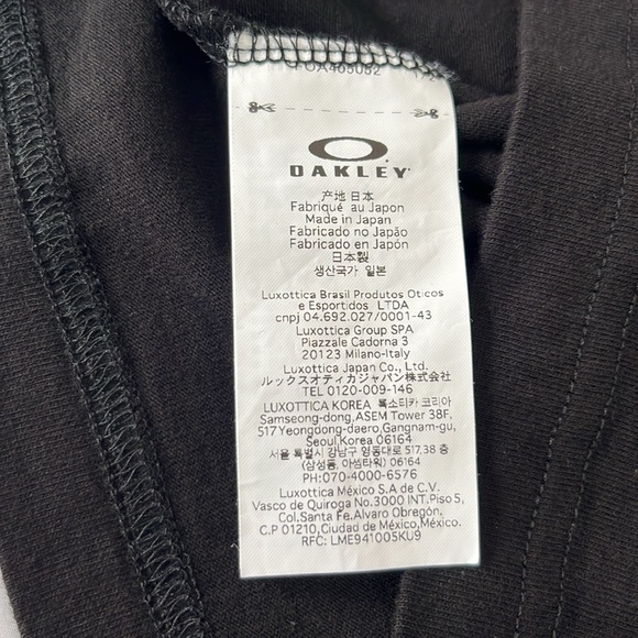 Oakley x Fragment Short Sleeve T-Shirt Black Size XL NWT - Picture 11 of 15
